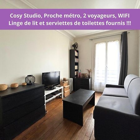 Cosy Studio - Proche Metro - 2 Voyageurs Apartman Levallois-Perret Kültér fotó